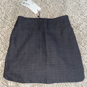 Zara Plaid Mini Skirt